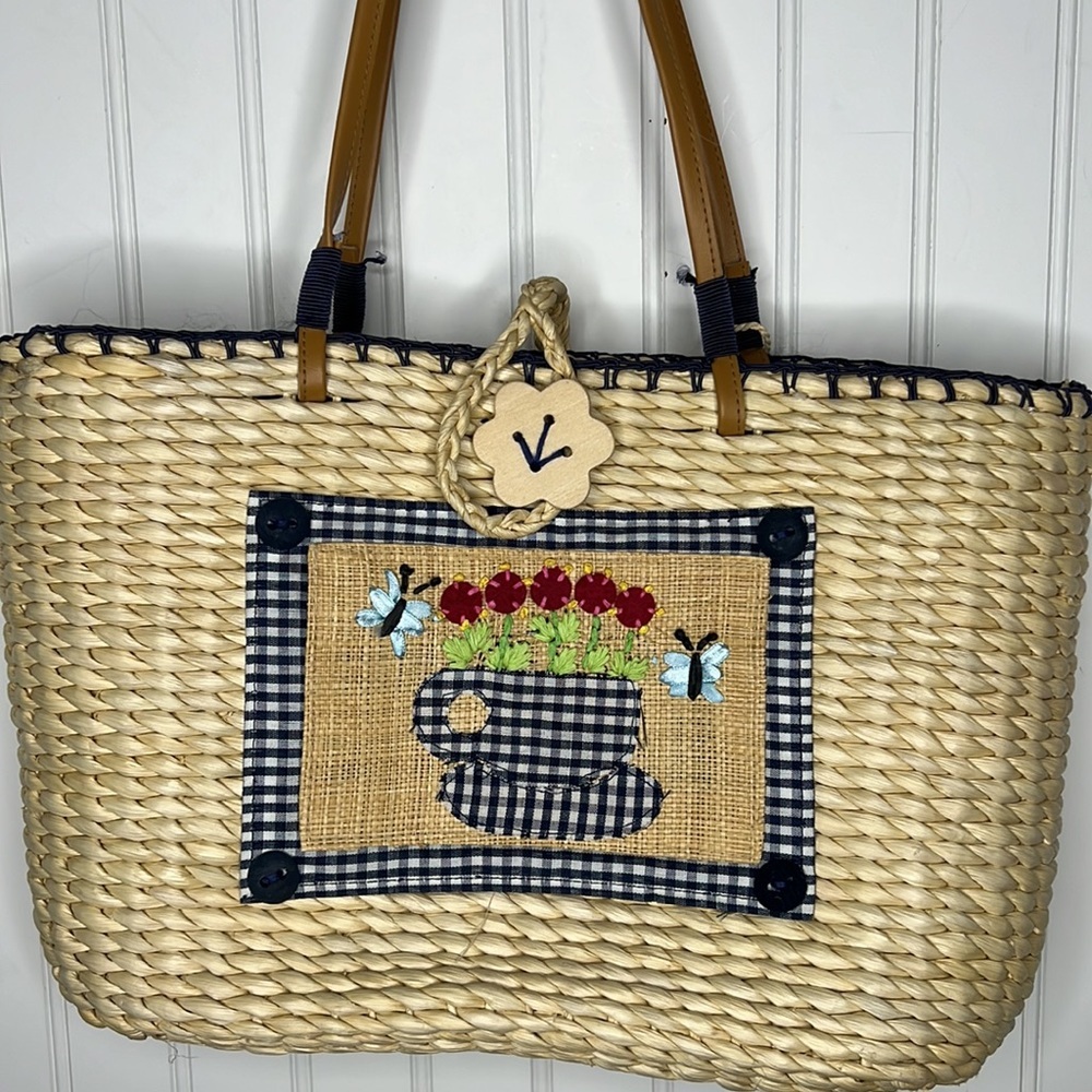- Breckinridge Wicker Purse - Picture 2 of 12